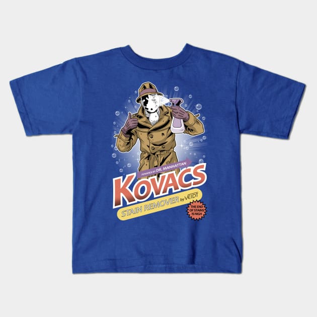 Kovacs Stain Cleaner Kids T-Shirt by saqman